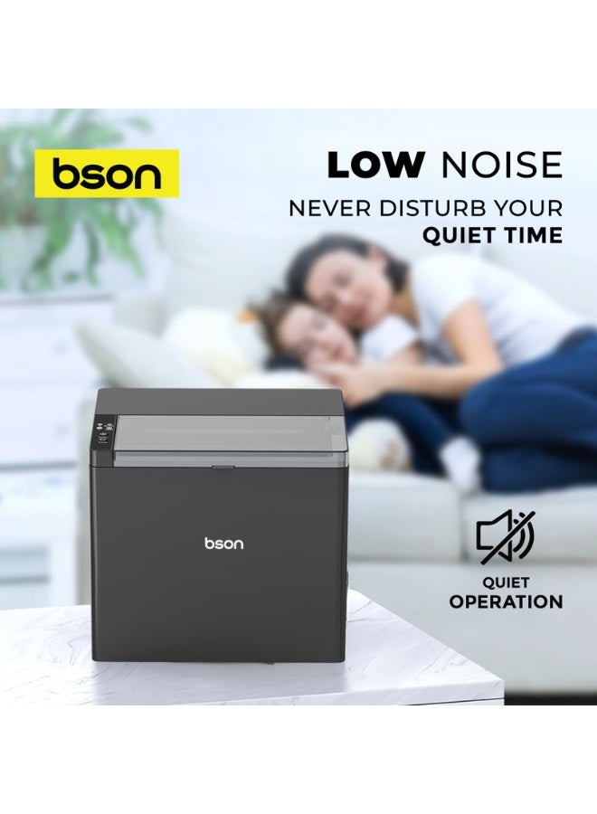 BSON Freezy Ice Maker - Countertop Ice Machine with Multiple Bullet Ice Sizes, Quick 6-7 Minute Cycle, 9 Cubes per Batch, Large Capacity, Auto Shut-Off, Quiet for Home Office Parties - Image 5