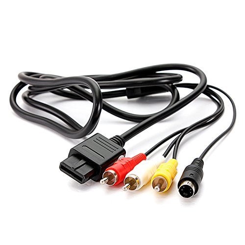 CHILDMORY 5.9ft AV TV S Video AV Cable Compatible for SNES NGC N64 Console - Image 5