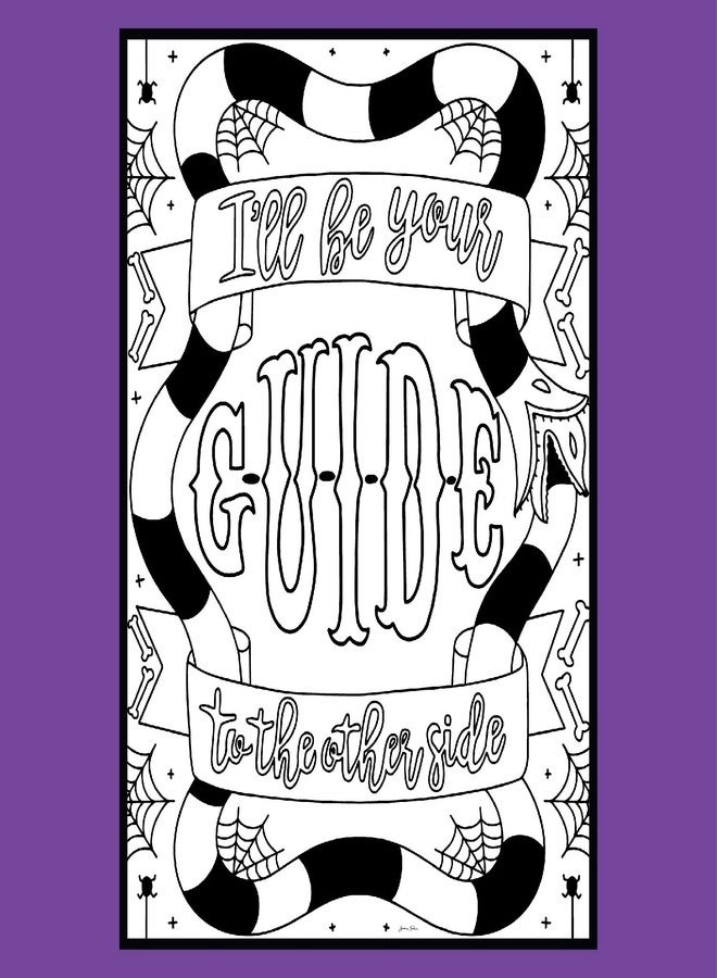 Coloring Broadway - Beetlejuice Inspired Coloring Pages (Set of 4) “It's Showtime” Collection, Broadway Musical Merchandise, Ideal Gift for a Broadway Theater Lover - Image 5