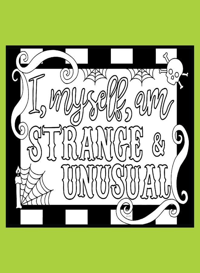 Coloring Broadway - Beetlejuice Inspired Coloring Pages (Set of 4) “It's Showtime” Collection, Broadway Musical Merchandise, Ideal Gift for a Broadway Theater Lover - Image 4