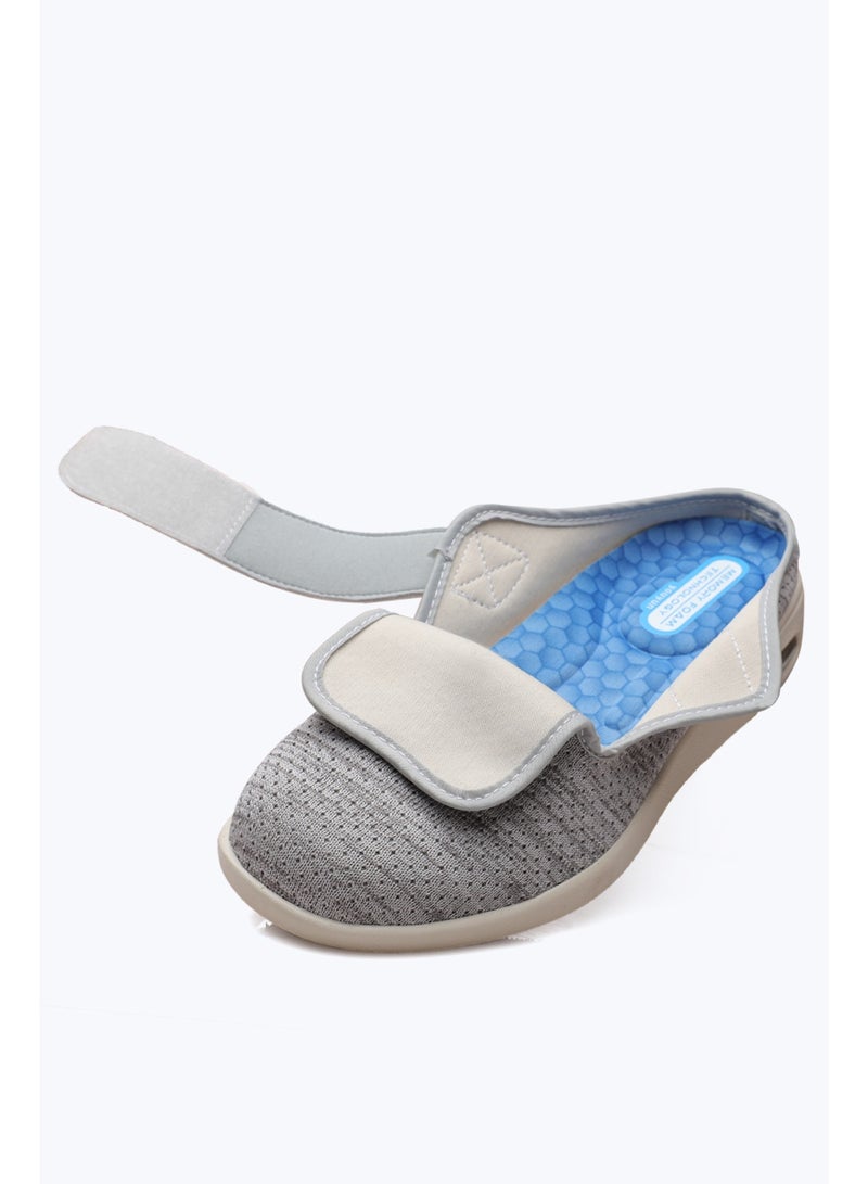 السحب نعال يو يون للجنسين لمرضى السكري، بعرض إضافي، مع إغلاق قابل للتعديل، تُناسب حالات الوذمة الأخمصية، والتهاب اللفافة الأخمصية، والتهاب المفاصل، وتورم القدمين. - Image 5