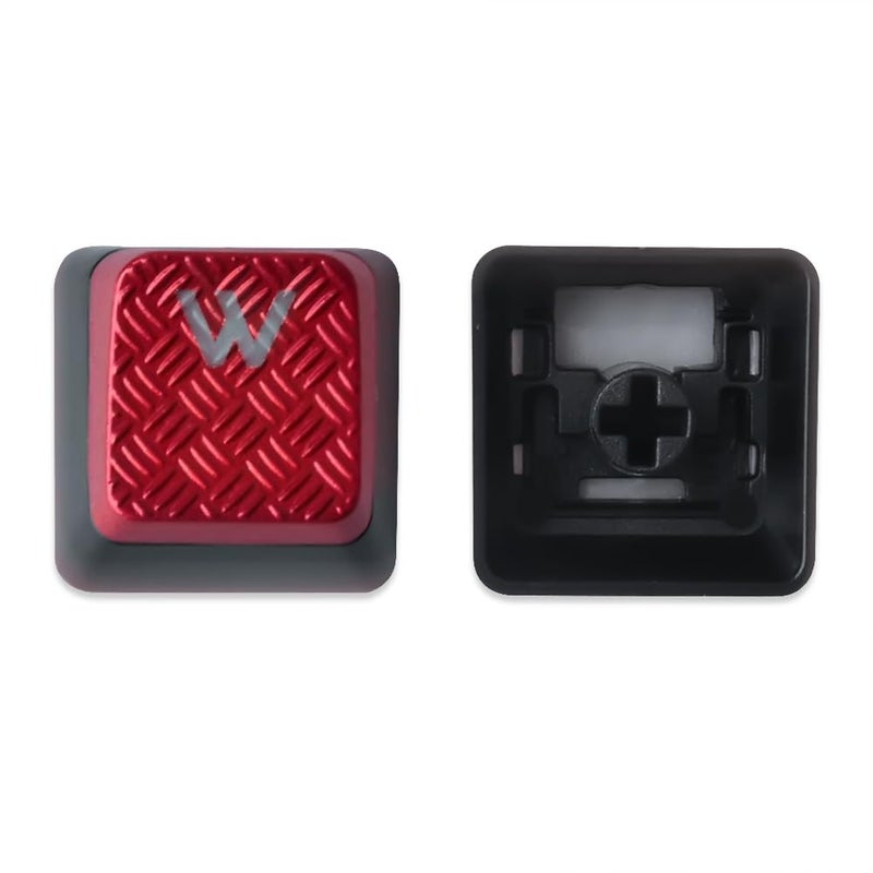 HUYUN 10Keys Corsair FPS Red Backlit Keycaps Replacement for Cherry Key Switches Gaming Keyboards(QWERDF+WASD) - Image 4