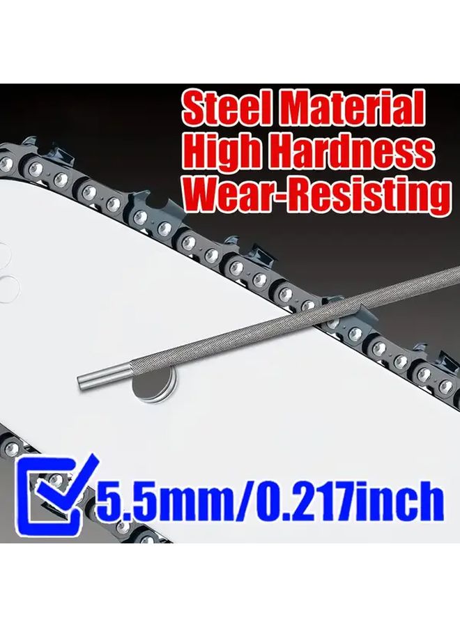 25Pcs 5.5mm Circular Chainsaw Sharpener Files For Electric Saw And Chainsaw - Image 5