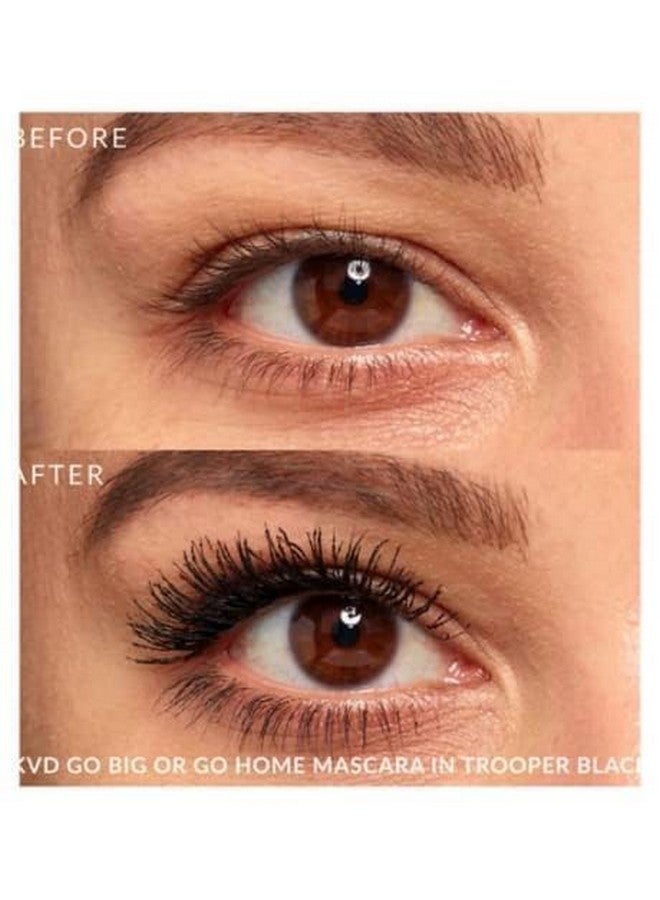 Kat Von D Kvd Beauty Go Big Or Go Home Longwear Vegan Volumizing Mascara Trooper Black - Image 3