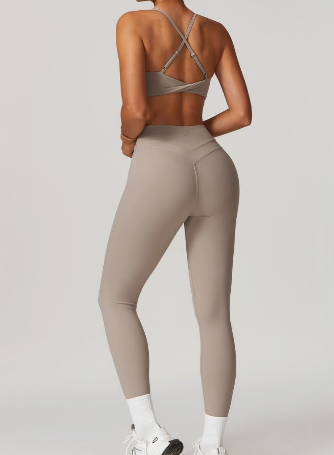 كون.يوغا ليجنز رياضي نسائي عالي الخصر بتصميم مريح للتحكم بالبطن - Image 5