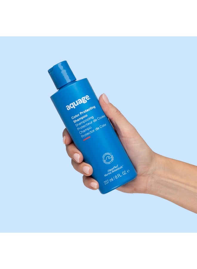 Aquage AQUAGE. Color Protecting Shampoo, Contains AlgaePlex Marine Botanicals to Help Seal In Color and Provide Gentle Cleansing, 8 oz  - Image 5