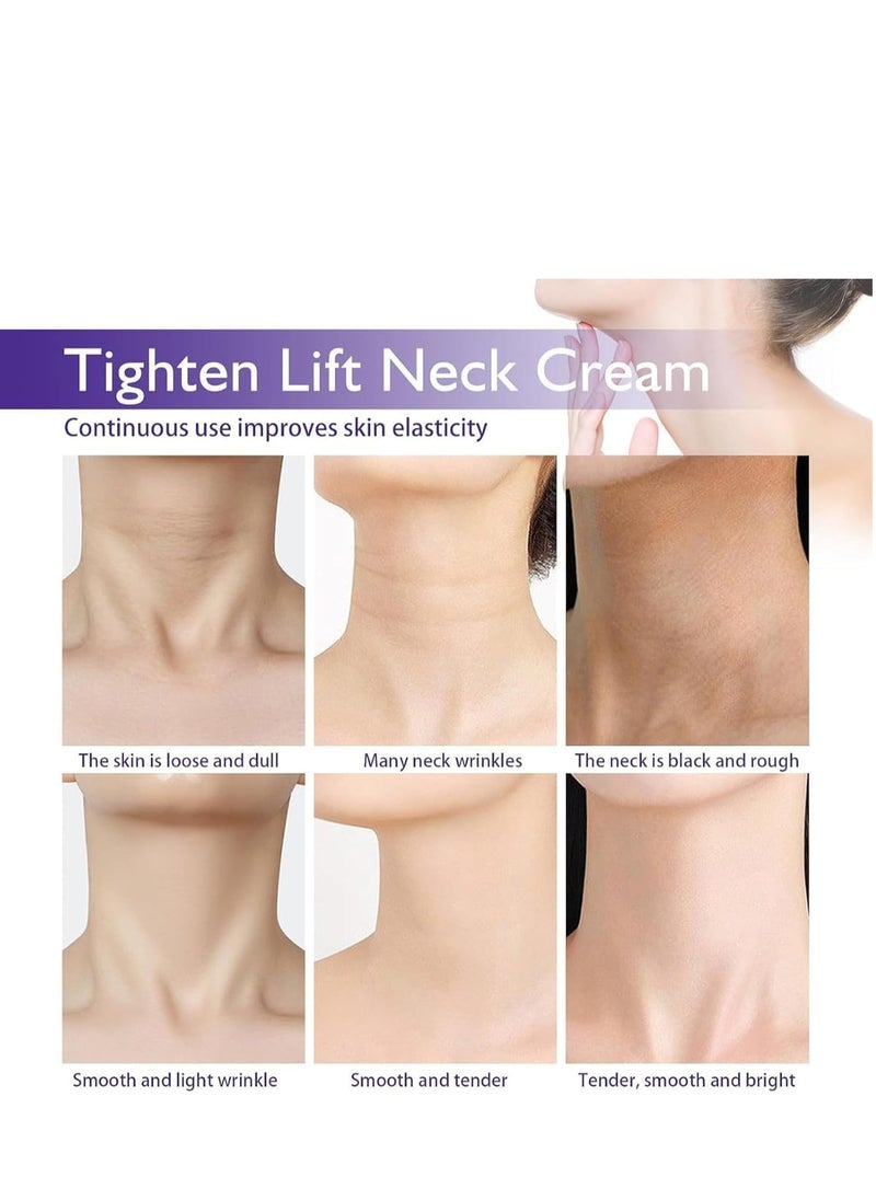 Hoygi Ah-8 Neck Firming Cream with Double Roller Massage Tighten and Lift Neck Cream for Sagging Skin Ah-8 Firming Cream for Smoother Youthful Neck and Décolletage 120g  - Image 2