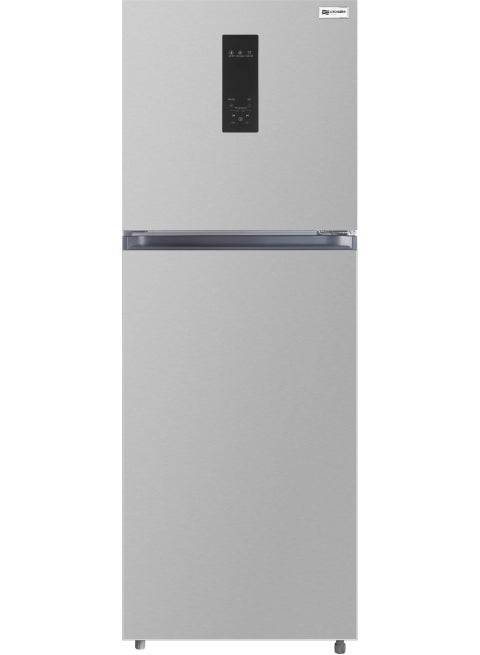 Unionaire No Frost Refrigerator, 420 Liters, Digital Touch Screen, 2 Doors, Top Freezer, URN-500DLVLSA-DXSRBM-XLT - Silver
