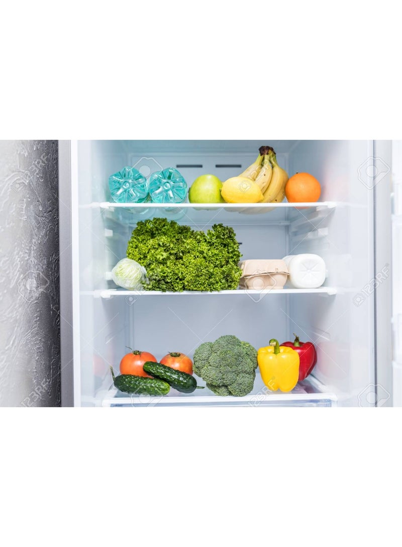 Unionaire No Frost Refrigerator, 420 Liters, Digital Touch Screen, 2 Doors, Top Freezer, URN-500DLVLSA-DXSRBM-XLT - Silver - Image 5