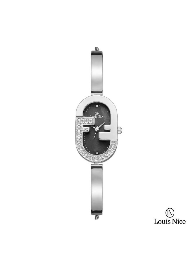 louis nice Elegant women's wristwatch with a mandarin design from Louis Nice