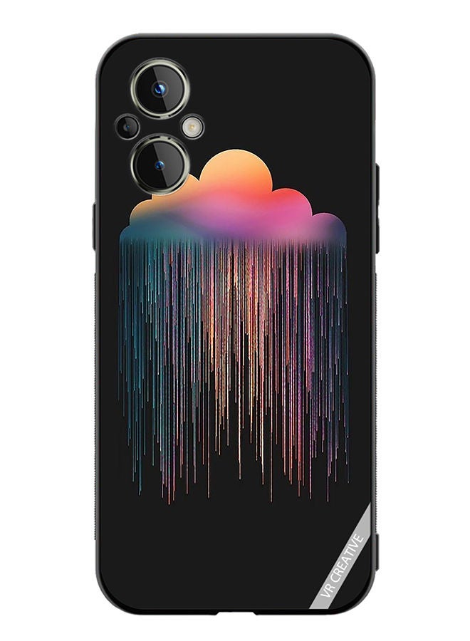 VR CREATIVE Protective Case Cover For OnePlus Nord N20 5G Animated Rain Design Multicolour - Image 1