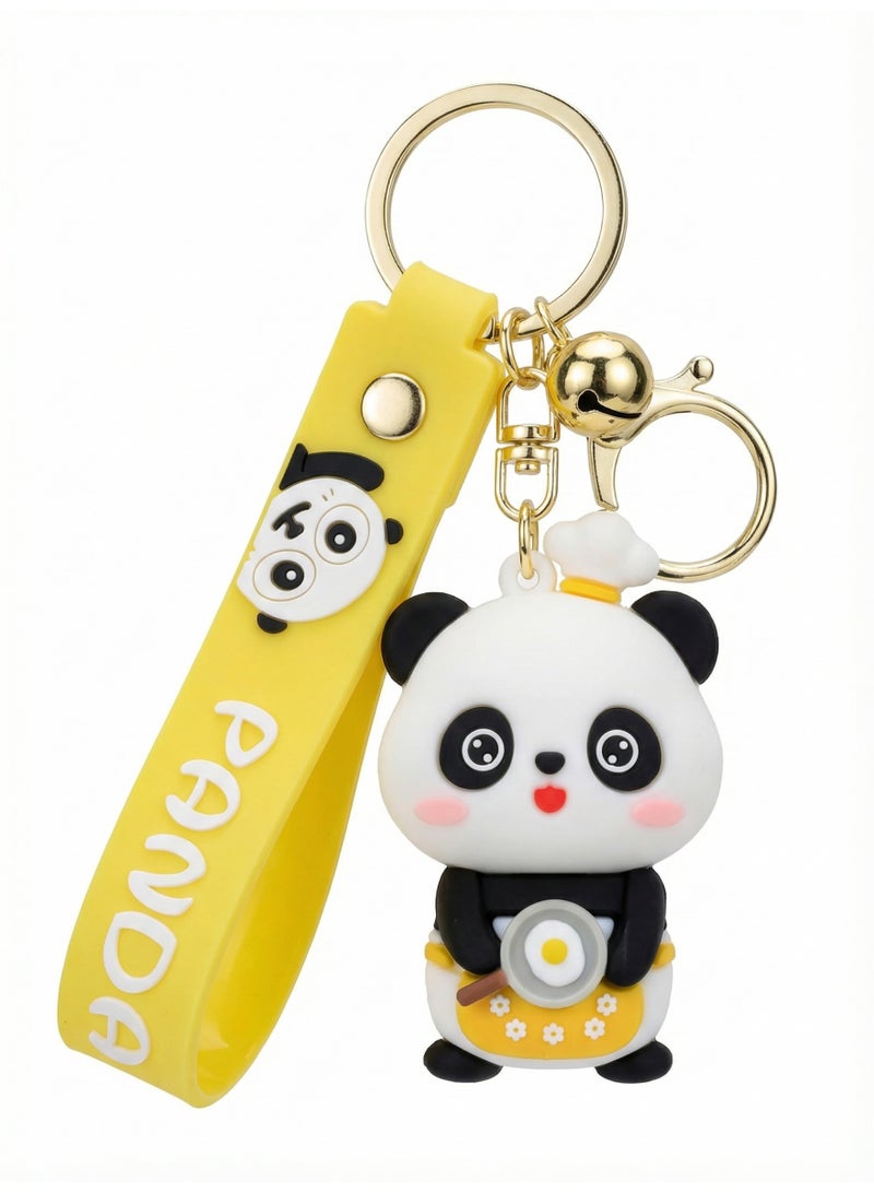 Panda Chef Keychain - Unisex Gift | Christmas Birthday Car Accessory - Image 1