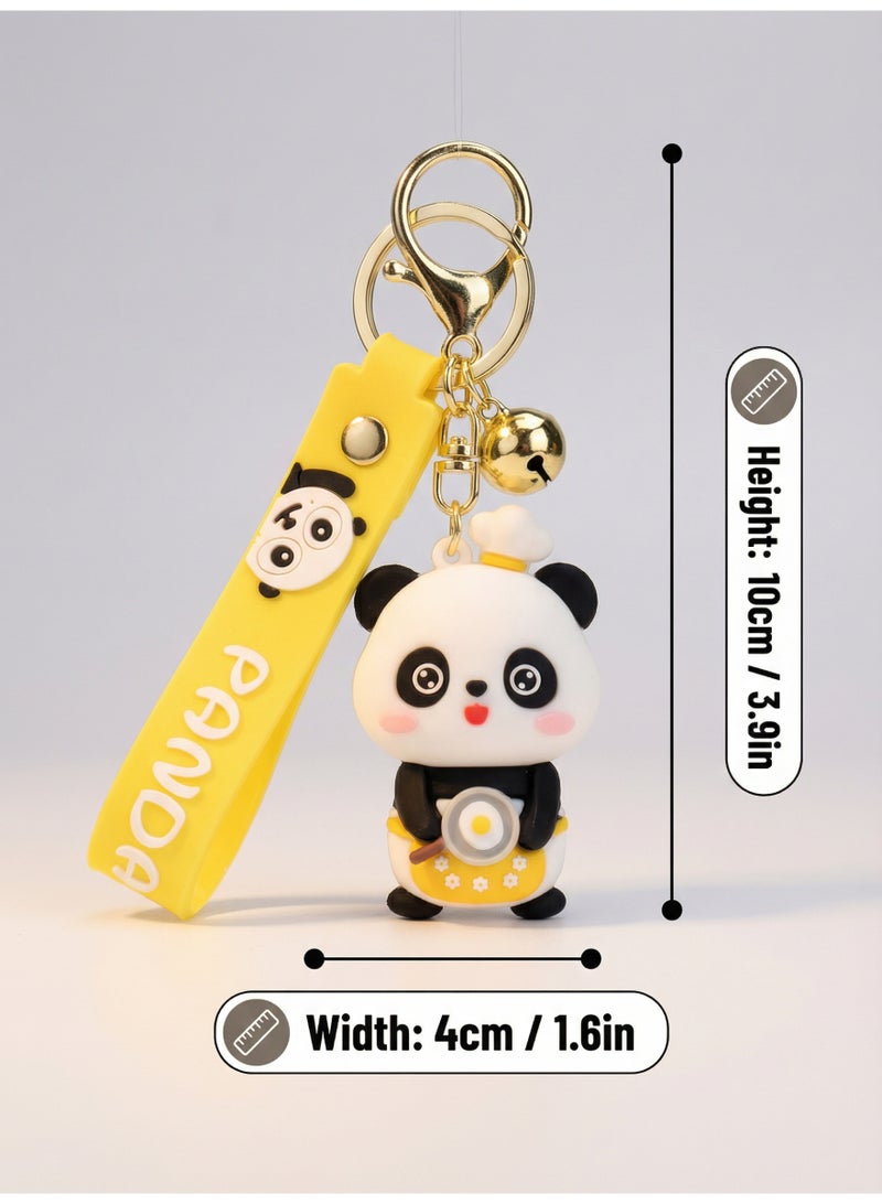 Panda Chef Keychain - Unisex Gift | Christmas Birthday Car Accessory - Image 2