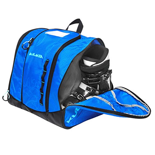 KULKEA Speed Star Kid’s Ski Boot Backpack - Ski Boot Bag With Open Pack Design For Quick Gear & Boot Storage - Durable, Spacious, & Water Resistant Backpack (Blue/Light Blue) - Image 5