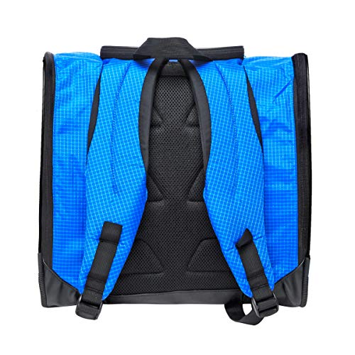 KULKEA Speed Star Kid’s Ski Boot Backpack - Ski Boot Bag With Open Pack Design For Quick Gear & Boot Storage - Durable, Spacious, & Water Resistant Backpack (Blue/Light Blue) - Image 4