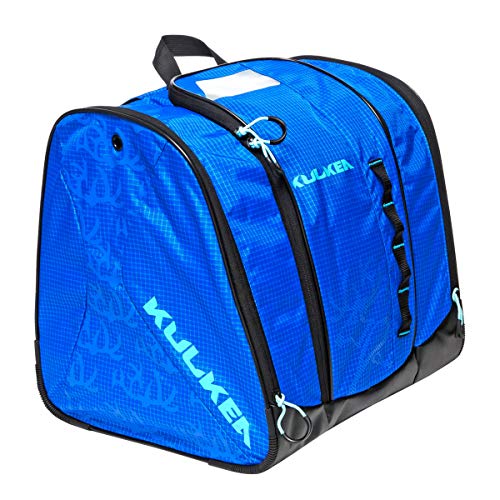 KULKEA Speed Star Kid’s Ski Boot Backpack - Ski Boot Bag With Open Pack Design For Quick Gear & Boot Storage - Durable, Spacious, & Water Resistant Backpack (Blue/Light Blue) - Image 1