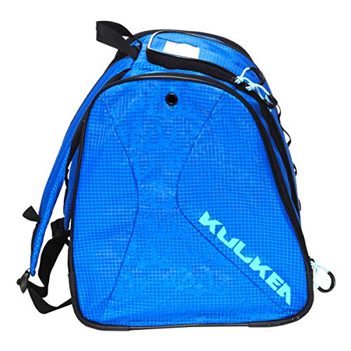 KULKEA Speed Star Kid’s Ski Boot Backpack - Ski Boot Bag With Open Pack Design For Quick Gear & Boot Storage - Durable, Spacious, & Water Resistant Backpack (Blue/Light Blue) - Image 3