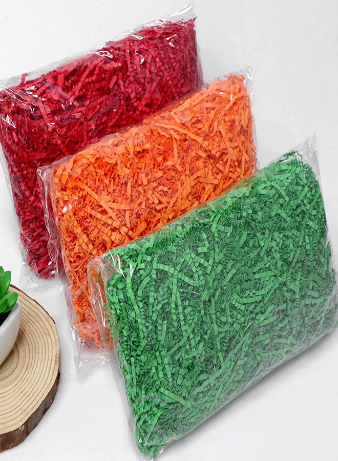 JINZOFLY Crinkle Cut Paper Shred Filler, Shredded Paper for Gift Box, Crinkle Paper Cut Paper Easter Grass Tissue Paper for Gift Wrapping & Basket Filling (Red) - Image 5