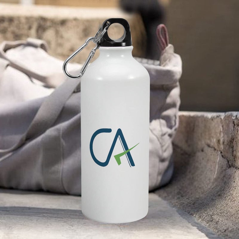 Happu Happu Aluminium Sipper Bottle For Chartered Accountants CA Audit Tick Gift for CA Students Aspirants CA Professionals Accountants 3222AB600  - Image 3