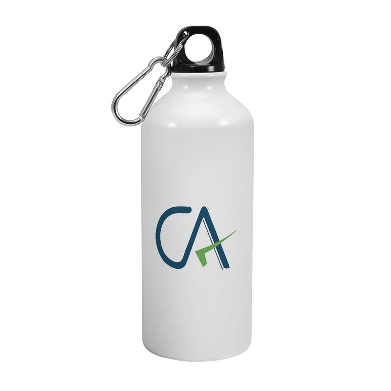 Happu Happu Aluminium Sipper Bottle For Chartered Accountants CA Audit Tick Gift for CA Students Aspirants CA Professionals Accountants 3222AB600  - Image 1