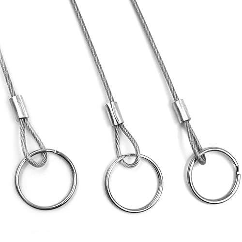 YuCool 12 Pcs Loop Wire Rope Lanyard Cable, YuCool 2mm 316 Stainless Steel Lanyard Cable,Prevent Lose and Suspension of Objectssafety Cable - Image 4