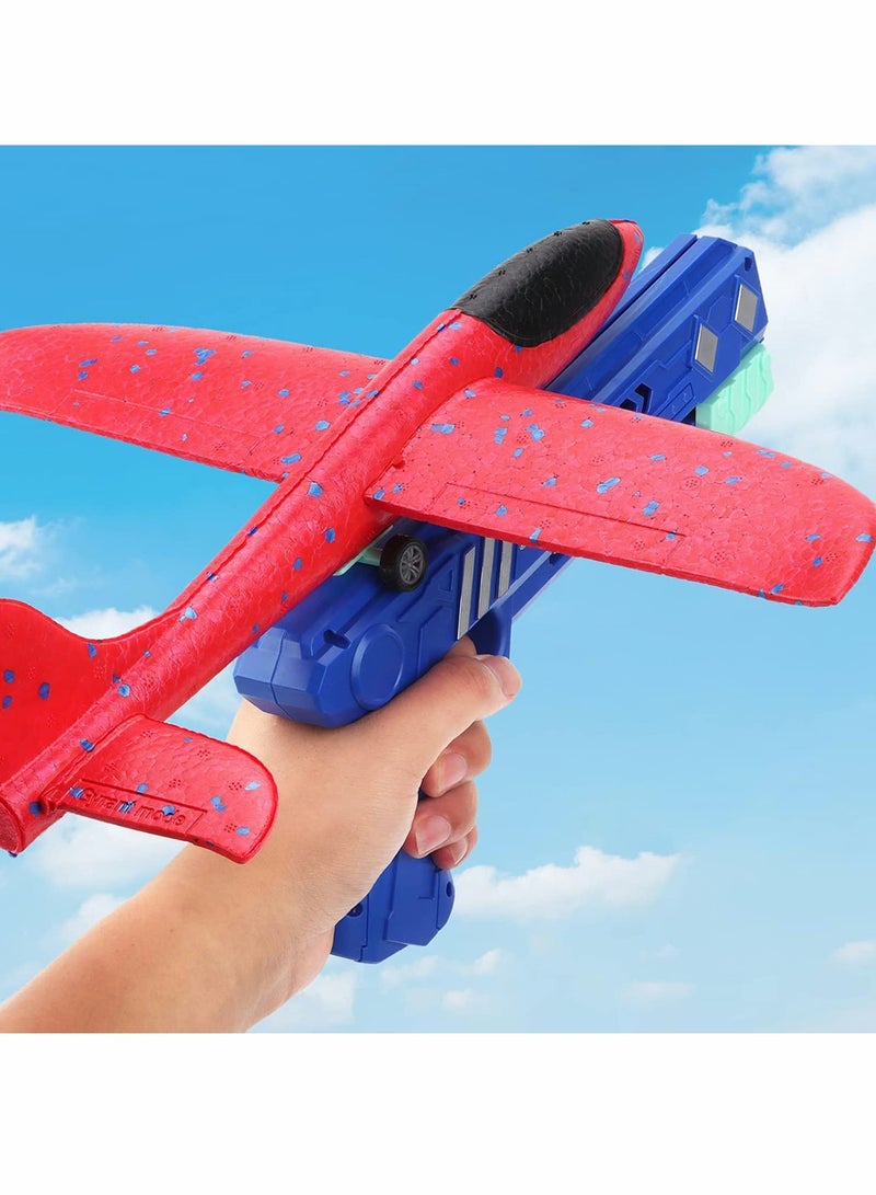 Excefore Airplane Toy, One-Click Ejection Model Foam Airplane with 1 Pack Large Throwing Foam Plane - Image 1