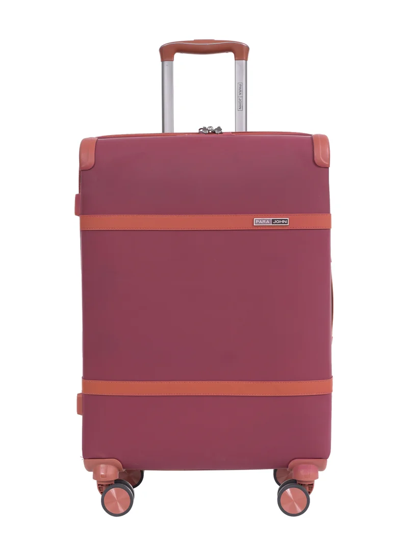 بارا جون Parajohn Urban Voyage PVC 4-Piece Luggage Set With 8 Spinner Wheels