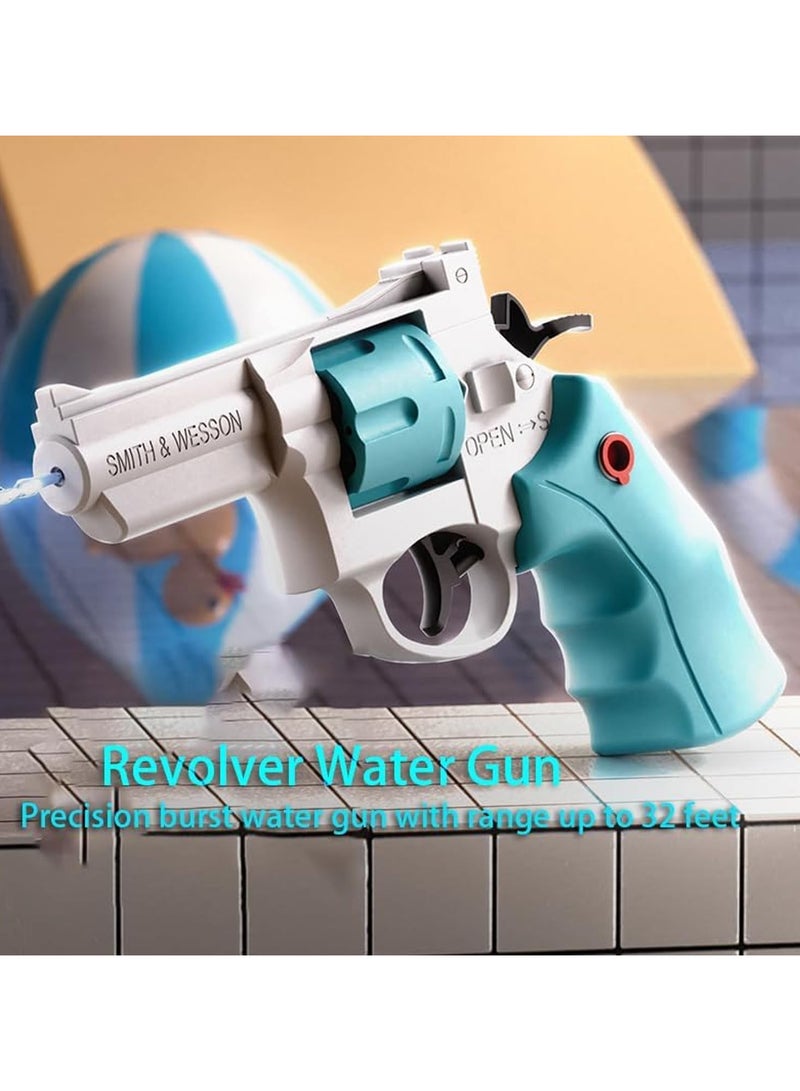 Smith & Wesson مسدس ماء من 2 قطعة، رشاشات دقيقة تصل إلى 32 قدم، مسدسات رش قوية بزر واحد للأطفال والبالغين لحفلات السباحة في الصيف، الأنشطة الخارجية على الشاطئ - Image 3