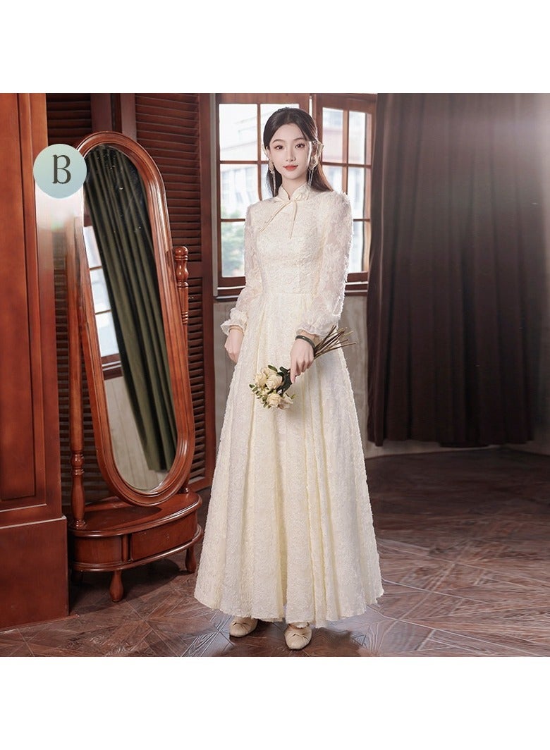KUYING New Fashionable and Elegant Bridesmaid Dress  - Image 1