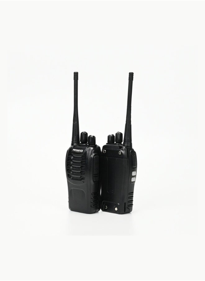PROMAGE Promage Connect PC-WT-700 Portable Two Way Radio Eight Pack, 420-450MHz, 16 Channels, 1500mAh Battery, Emergency Alarm, Flash Light, VOX Function, High Quality and Reliable | PC-WT-700 | 8 Pack  - Image 5