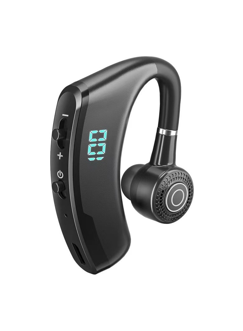 Neutral V9S Ear Hanging True Wireless Bluetooth 5.0 Earphones Low Latency Fast Charging IPX3 Waterproof Black - Image 1