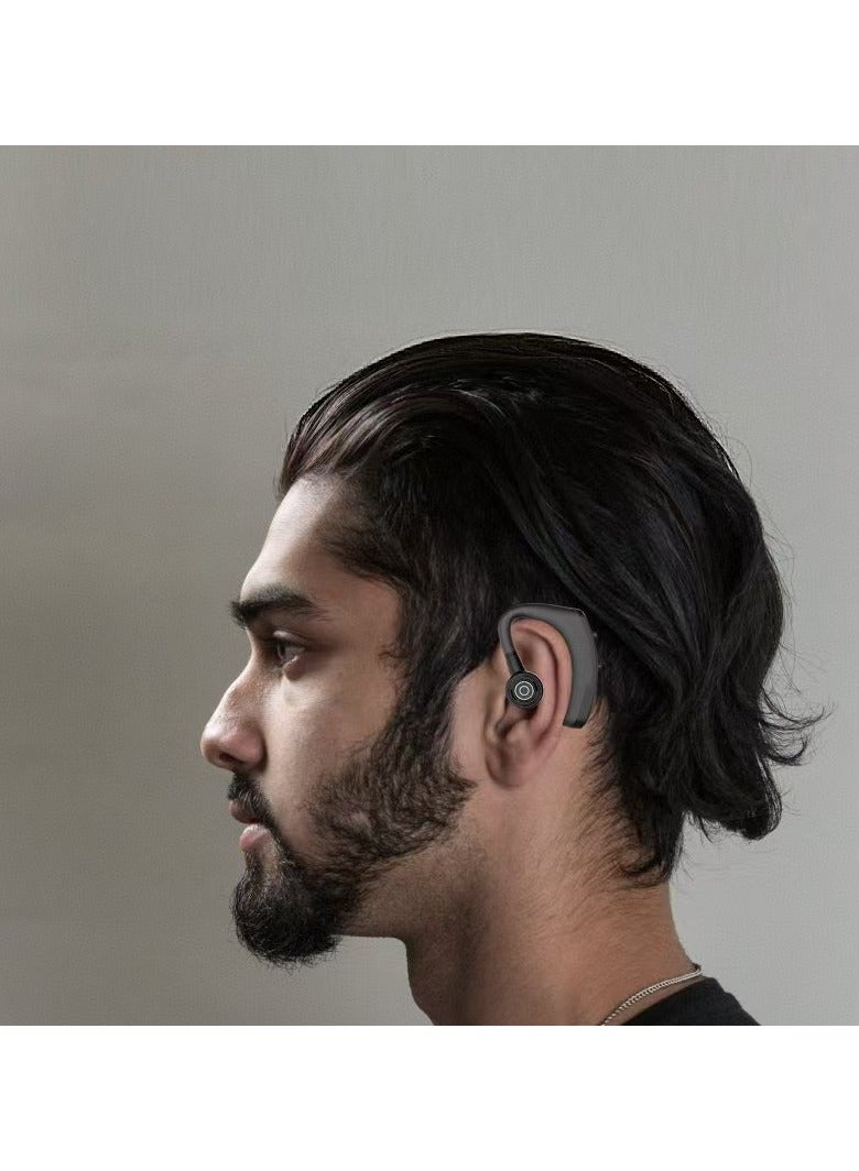 Neutral V9S Ear Hanging True Wireless Bluetooth 5.0 Earphones Low Latency Fast Charging IPX3 Waterproof Black - Image 2