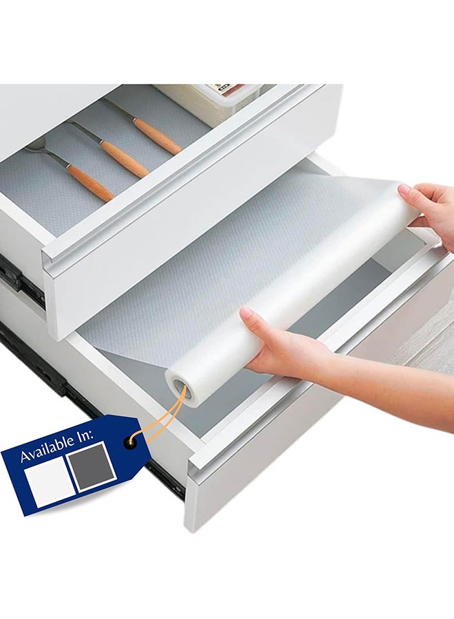 Kitchen Drawer Linerss (44.5 X 500 Cm) Cupboard Liners Kitchen Non Slip Shelf Mat & Fridge Liners That Protects Against Spills Multiuse Shelf Liners For Kitchen Cabinets - Image 1