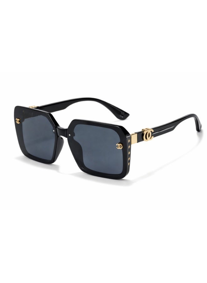 Women Casual Vintage Square Oversized Fashion Sunglasses
