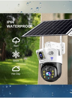 DOCKCASE 4.0MP Dual-Lens WIFI Indoor/Outdoor Security Solar Camera  - Image 2