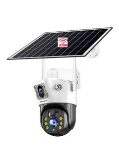 DOCKCASE 4.0MP Dual-Lens WIFI Indoor/Outdoor Security Solar Camera  - Image 1