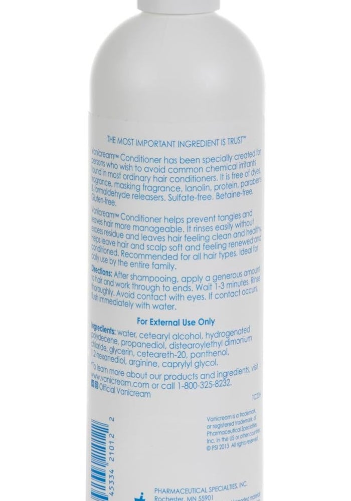 Vanicream Conditioner – pH Balanced Mild Formula for Sensitive Skin, 12 Fl Oz - Image 2