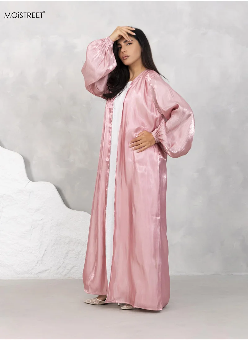 Moistreet MOiSTREET Rotana Shimmer abaya Set