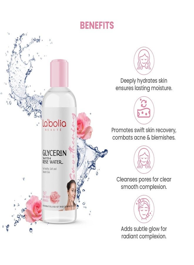 Labolia Liquid Beaute Glycerin with Rose Water for Hydrating and Nourishing Skin | Face and Body Moisturizer (100g, 3) - Image 3