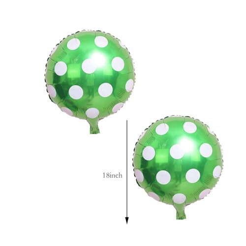 LYK 8PCS Frog Foil Balloons with 18inch star round Mylar Balloons for Kids Frog Themed Party Children Birthday Party Baby Shower Party Decorations - Image 5