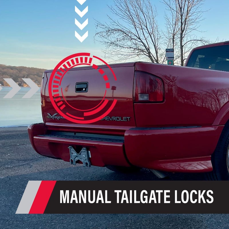 Pop & Lock PL1600 Black Manual Tailgate Lock for Chevy/GMC/Isuzu - Image 2