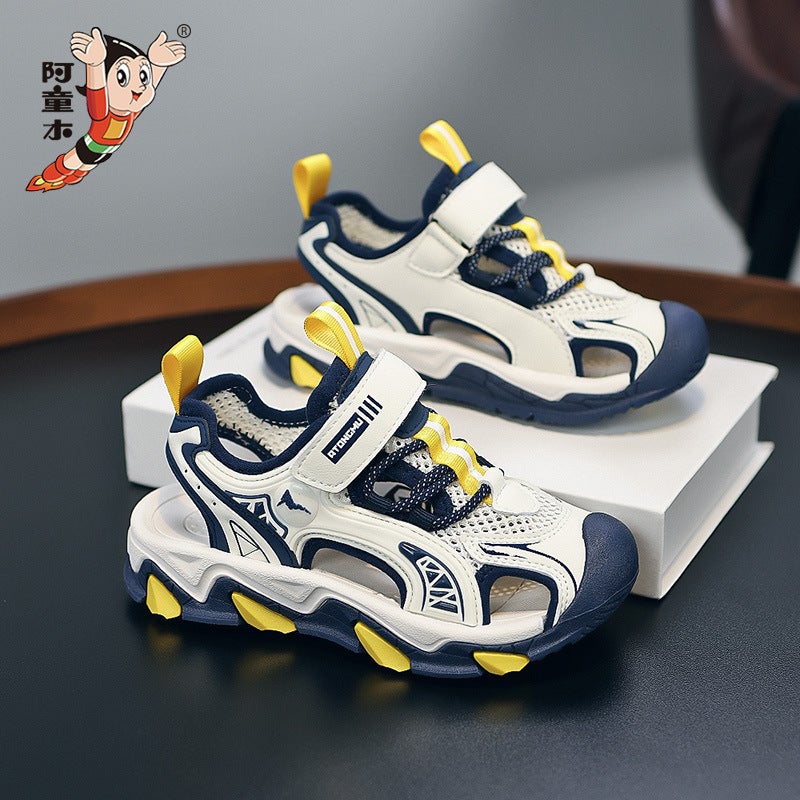 Astro Boy'S Baotou Sandals Summer Children'S Sports Non-Slip Beach Shoes Girls Soft Sole Casual - Image 4