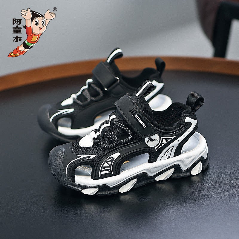 Astro Boy'S Baotou Sandals Summer Children'S Sports Non-Slip Beach Shoes Girls Soft Sole Casual - Image 2