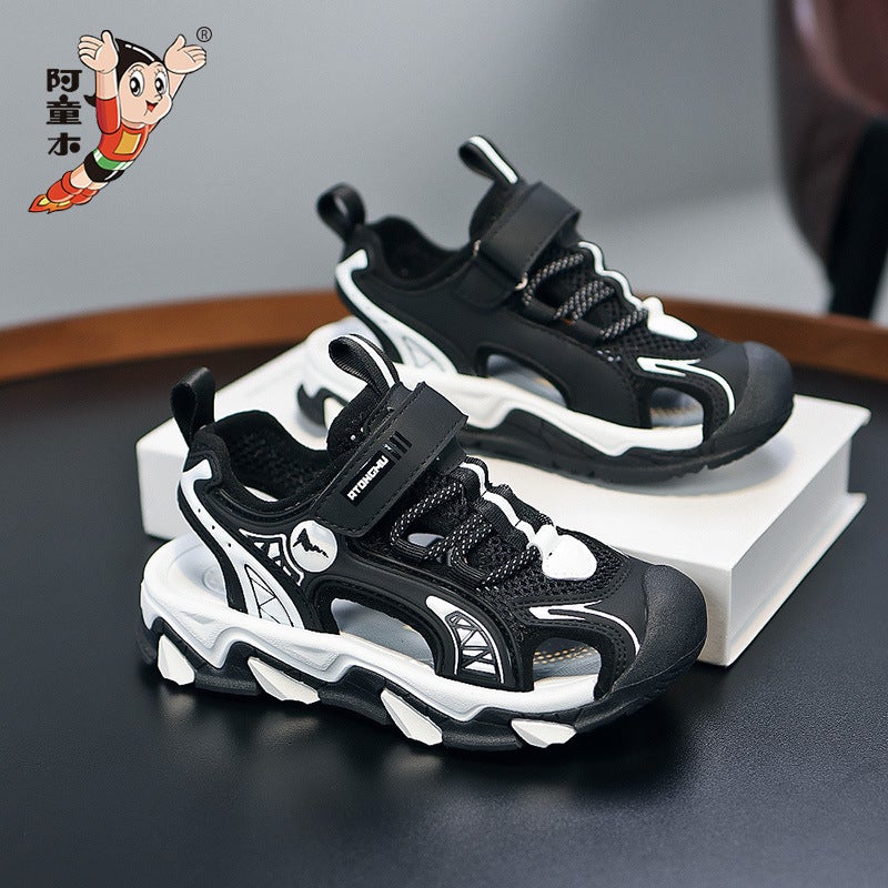 Astro Boy'S Baotou Sandals Summer Children'S Sports Non-Slip Beach Shoes Girls Soft Sole Casual - Image 3