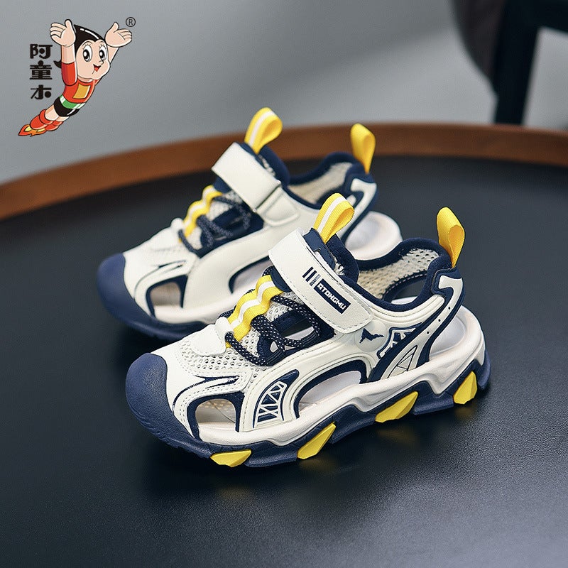 Astro Boy'S Baotou Sandals Summer Children'S Sports Non-Slip Beach Shoes Girls Soft Sole Casual - Image 5