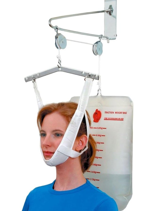 DMI Over the Door Posture Corrector and Cervical Neck Traction Device for Physical Therapy - Image 1