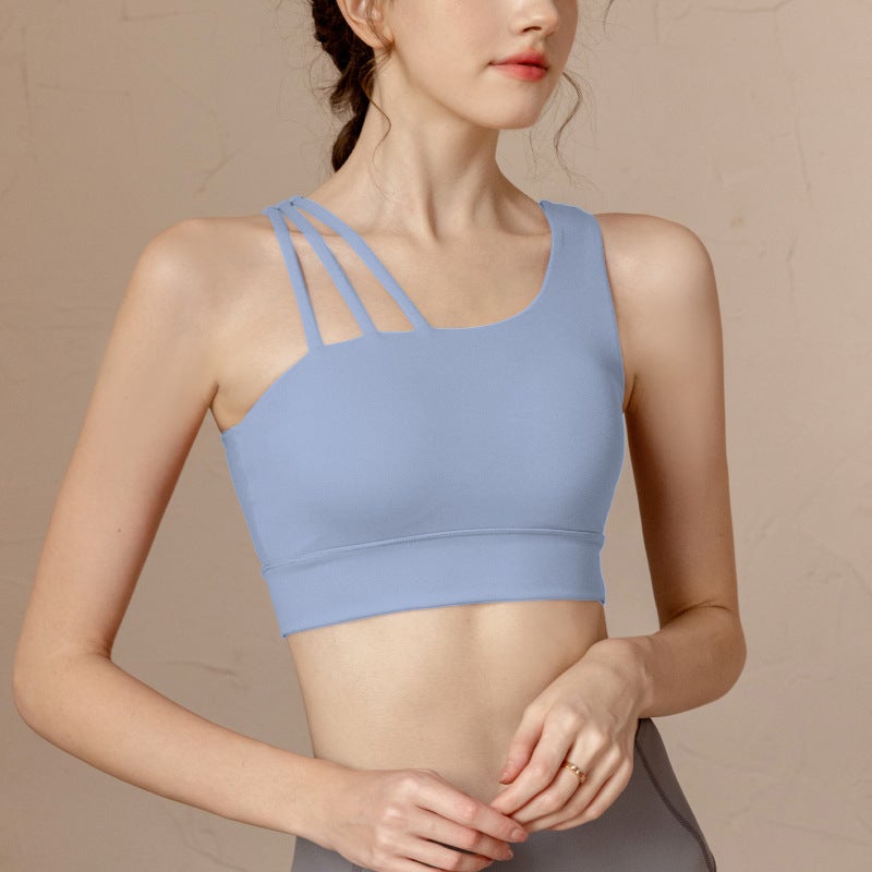 High Strength Sports Bra for Yoga and Fitness Sky Blue - Image 1