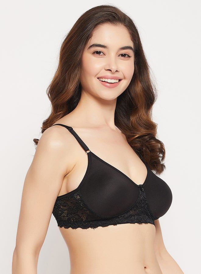 Clovia Multi Color Pack of 3 Non-Padded Non-Wired Full Coverage Bras  - Image 3
