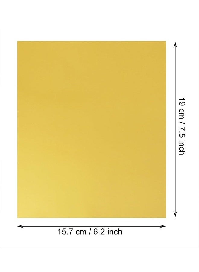 Generic 100 pieces aluminum foil chocolate wrappers, 6.3x7.5in/16*19cm gold aluminum candy wrappers, chocolate foil wrappers, suitable for DIY candy chocolate wrappers party wedding birthday  - Image 5