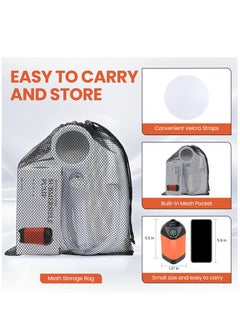 Arabest Portable Camp Shower, Camping Shower Pump with 4400mah USB Rechargeable Batteries, Carryable Temperature Display Shower for Camping, Hiking, Traveling  - Image 5